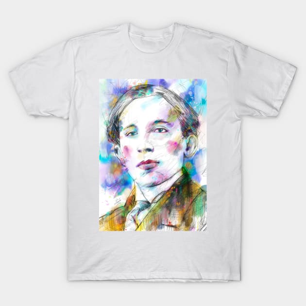 PAUL ELUARD watercolor portrait T-Shirt by lautir